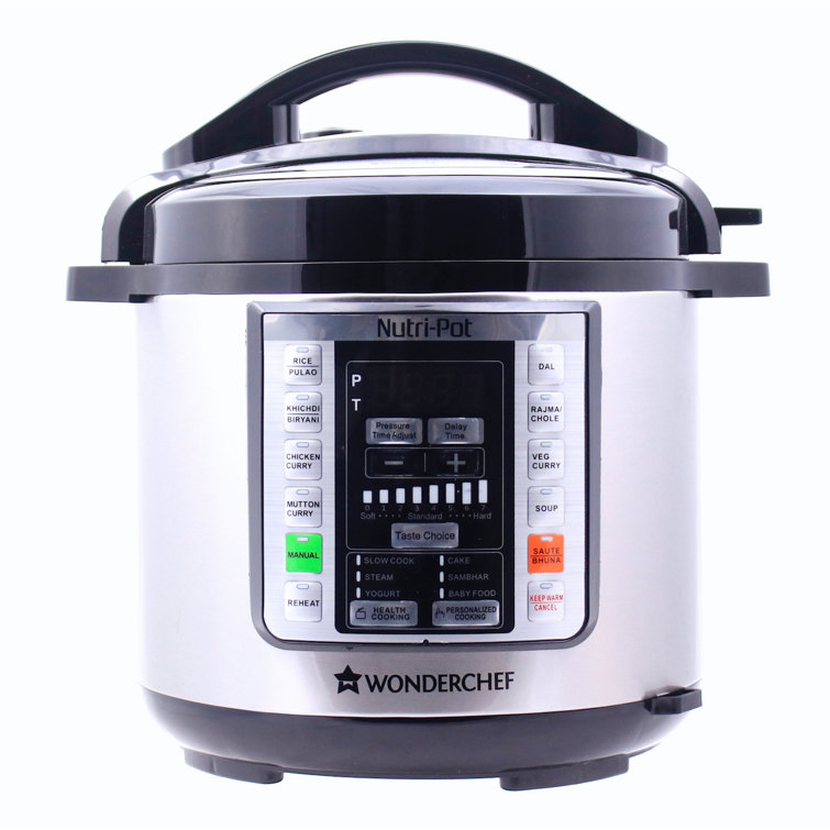 Wonderchef Nutri Pot 6L Electric Pressure Cooker & Reviews Wayfair.co.uk